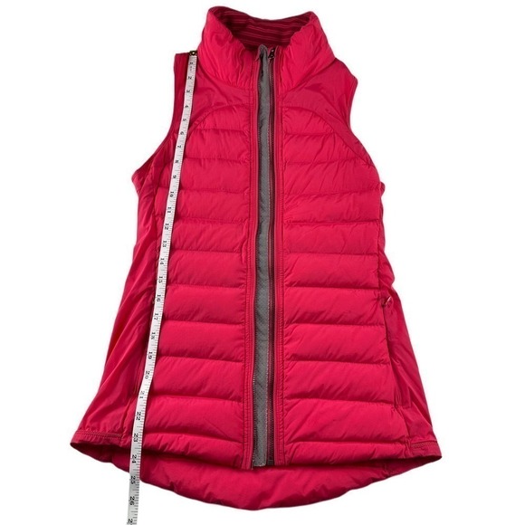 Lululemon Fluffed Up Vest Boom Juice / Bleached Coral Women’s Size 4 #W4E57S - Picture 6 of 9